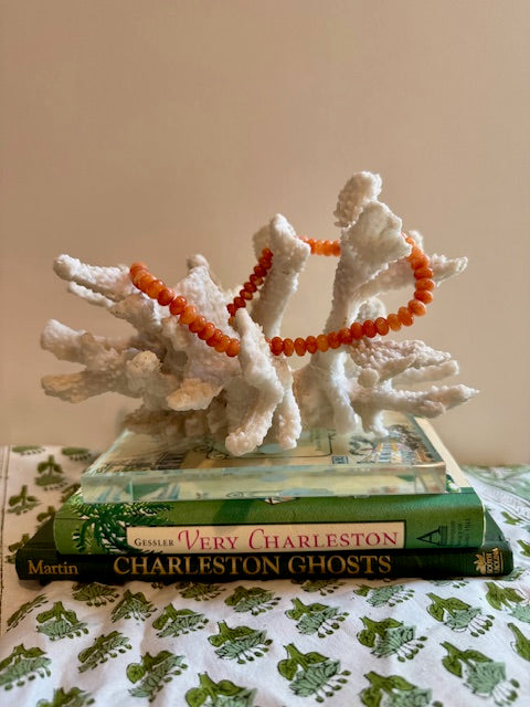 Helene Relief Necklace Orange